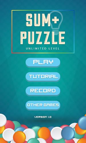 Sum+ Puzzle - Unlimited Level स्क्रीनशॉट 3