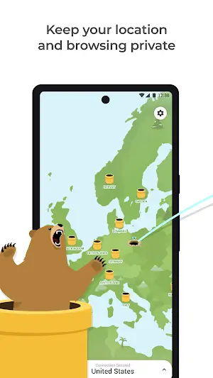 TunnelBear VPN ภาพหน้าจอ 0