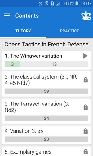 Chess Tactics: French Defense ဖန်သားပြင်ဓာတ်ပုံ 1