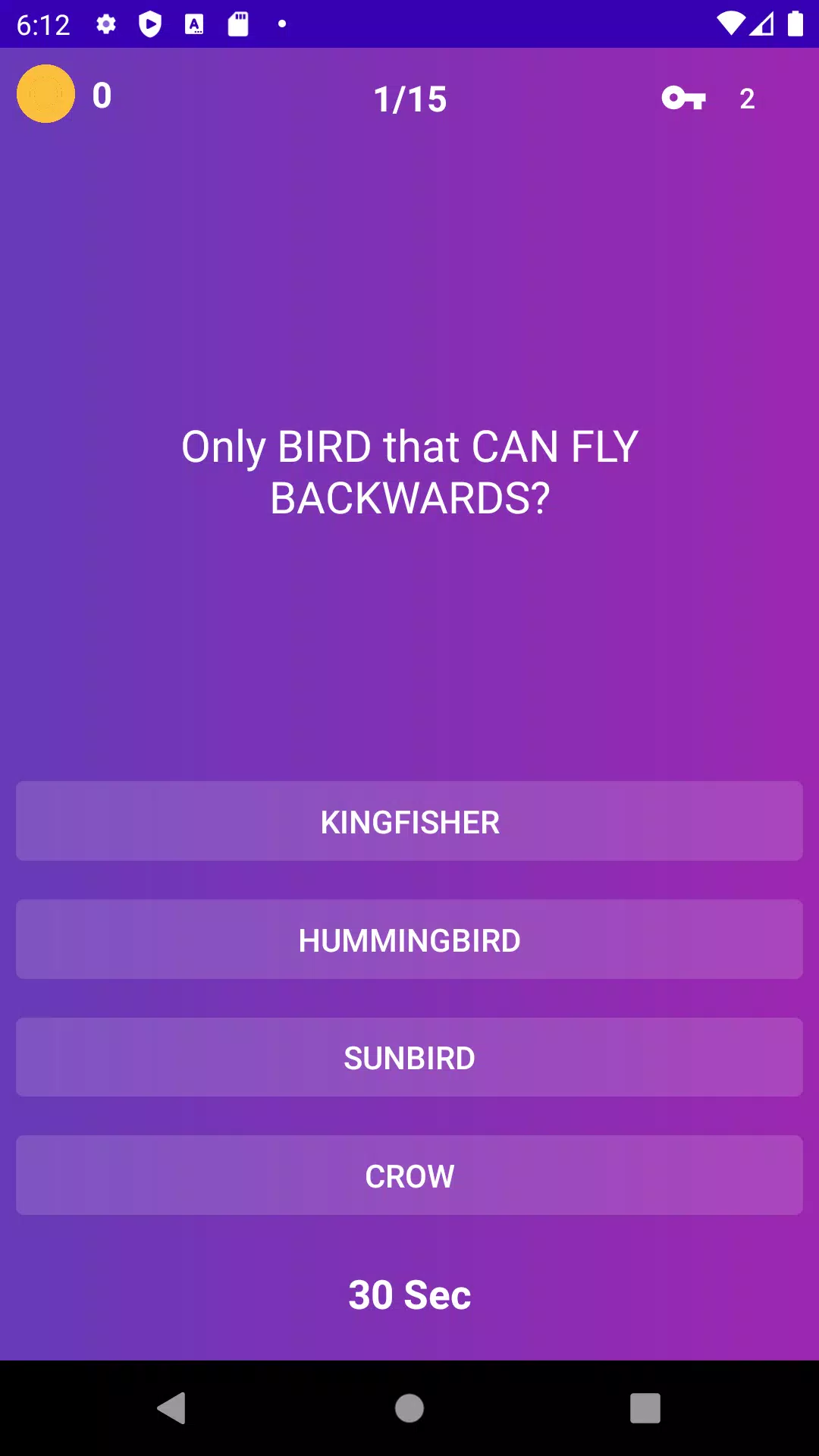 33 Seconds Quiz Captura de pantalla 3