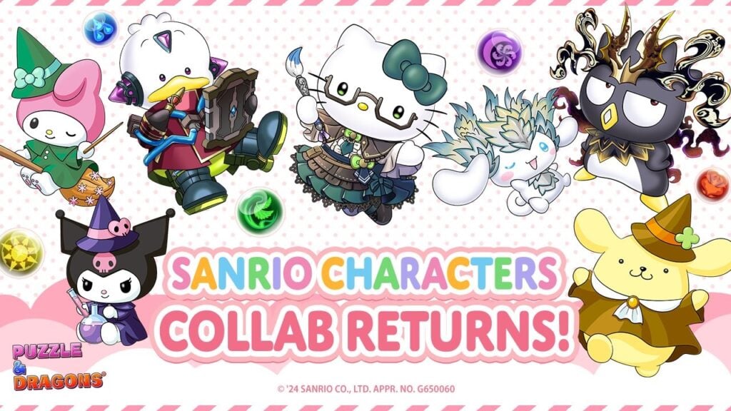 Sanrio-Charaktere schließen sich Puzzle & Dragons in der neuesten Zusammenarbeit an