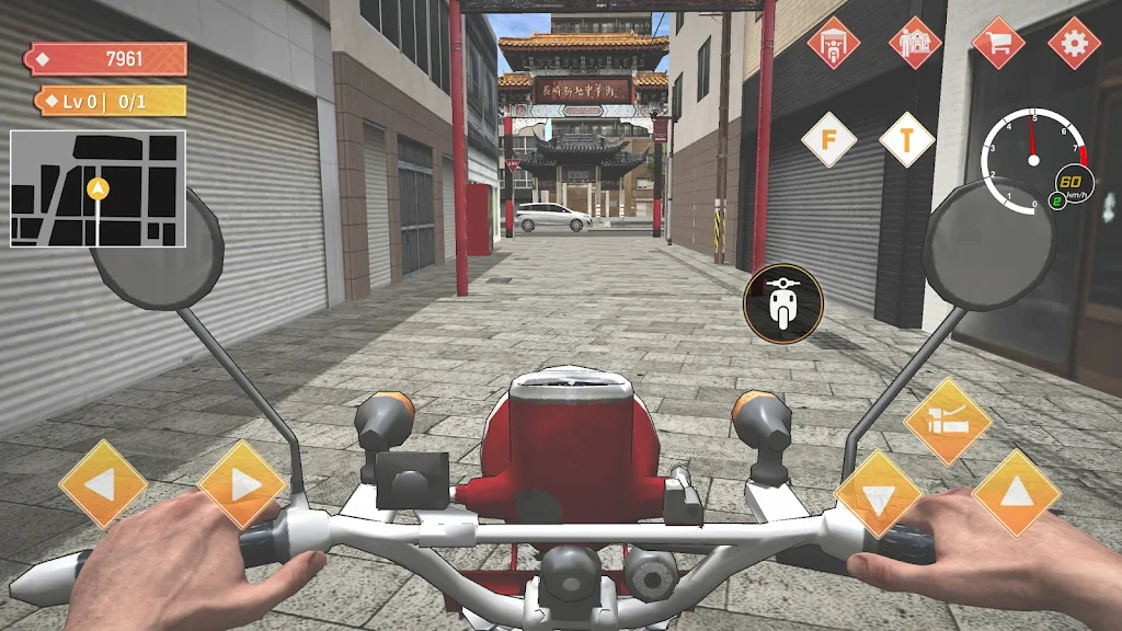 Japan Postman Moto Simulator スクリーンショット 2