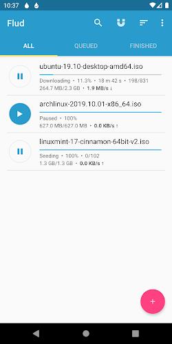 Flud - Torrent Downloader Tangkapan skrin 0