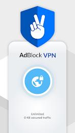 AdBlock VPN for Android स्क्रीनशॉट 0