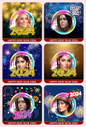 Happy New Year 2024 PhotoFrame Screenshot 1