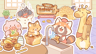 Bear Bakery - Cooking Tycoon Captura de tela 0