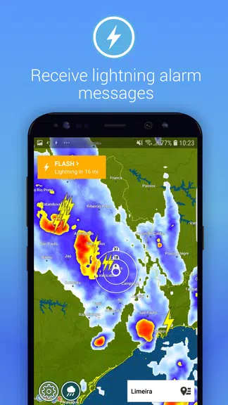 Lightning Alarm Weatherplaza স্ক্রিনশট 1