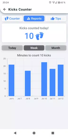 Kick Counter - Track your baby Ekran Görüntüsü 2