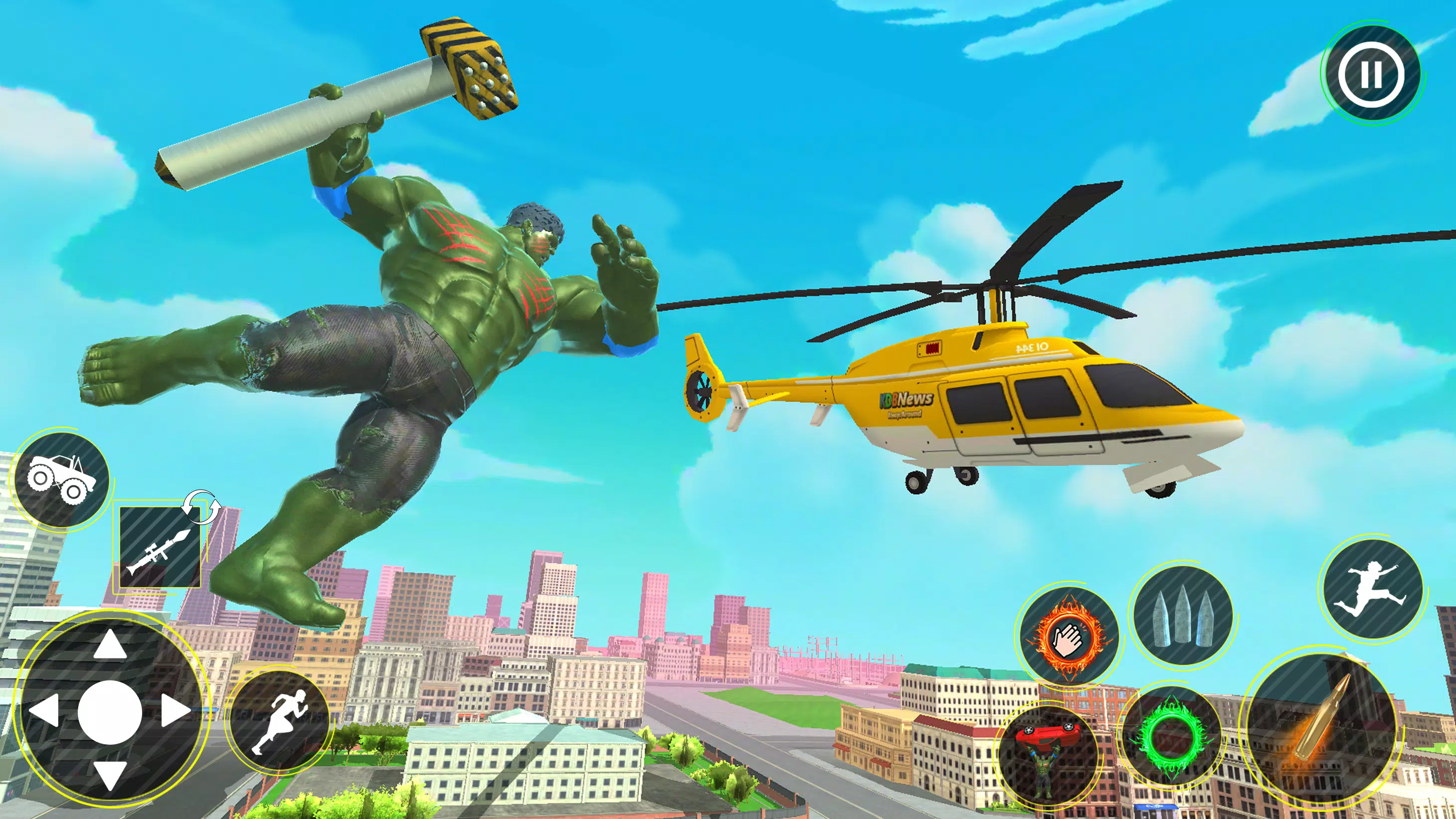 Incredible Monster Hero 3D War应用截图第1张