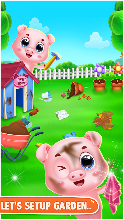 pinky pig daycare salon games ဖန်သားပြင်ဓာတ်ပုံ 2