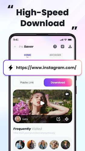 Reels video downloader, repost ဖန်သားပြင်ဓာတ်ပုံ 1