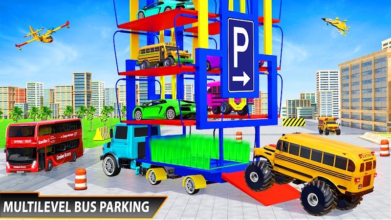 City School Bus Driving Sim 3D Ảnh chụp màn hình 0