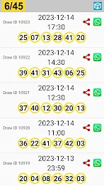 Gosloto Lottery Results ဖန်သားပြင်ဓာတ်ပုံ 0