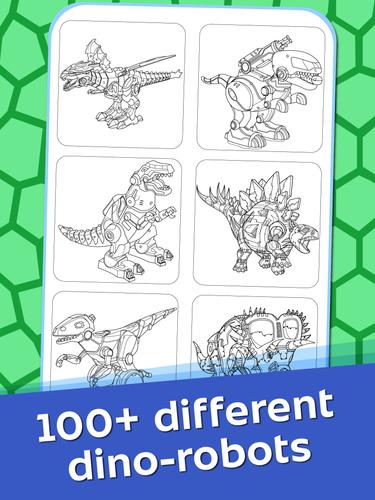 Dino Robots Coloring for Boys Schermafbeelding 2