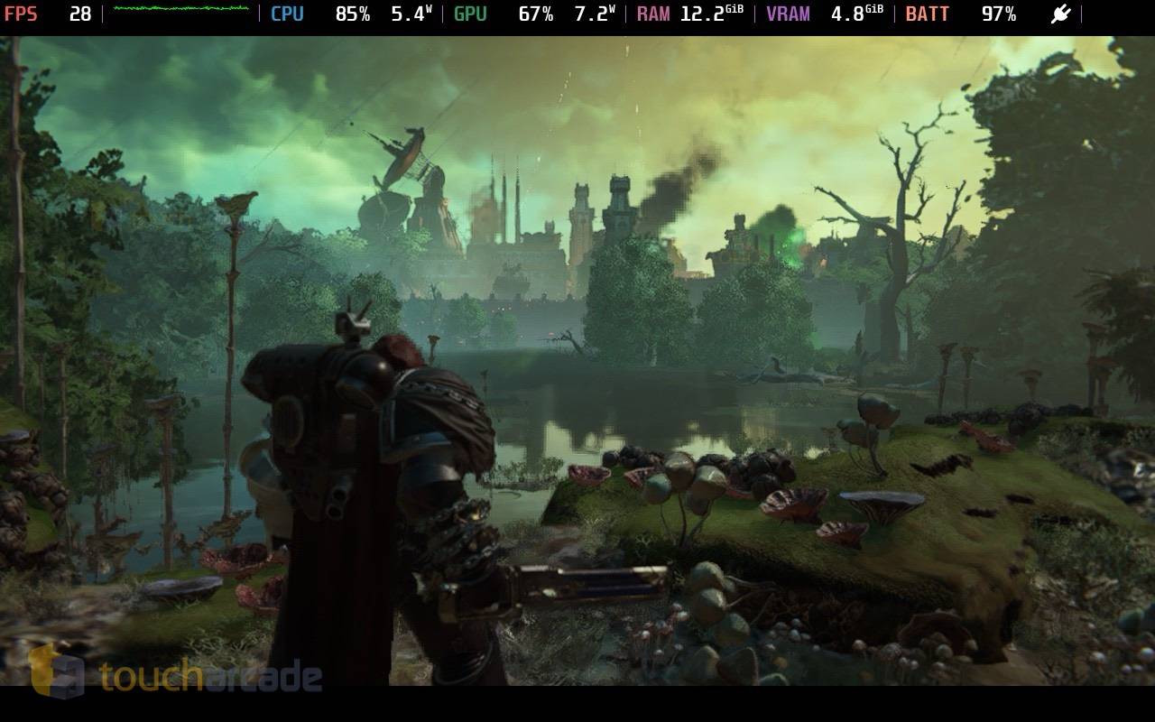 Warhammer 40,000: Space Marine 2 Steam Deck Performance Overlay Screenshot