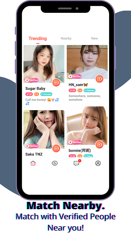 VICQ - Video Chat Find Love ဖန်သားပြင်ဓာတ်ပုံ 1