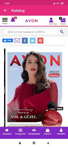 Avon Türkiye Üyelik Zrzut ekranu 2