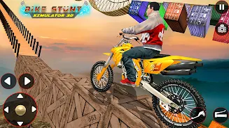 Bike Stunt 3D Simulator Games Tangkapan skrin 2