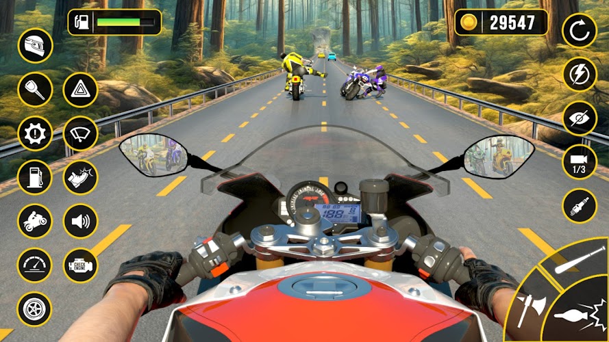 Moto Attack - Bike Racing Game Zrzut ekranu 2