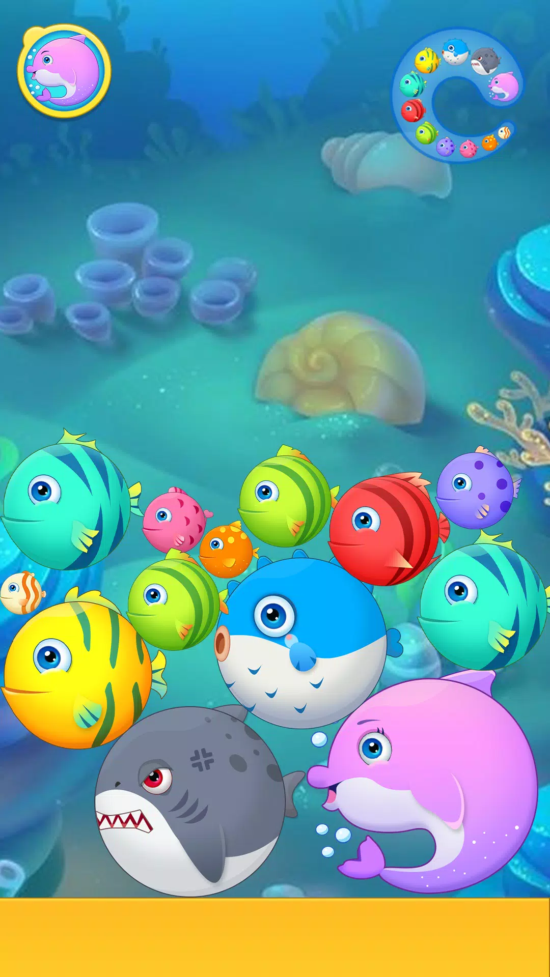 Sea Animals - Merge Game Schermafbeelding 0