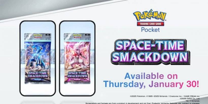 Pokémon TCG Pocket lança seu recurso de negociação muito esperado e smackdown do espaço-tempo