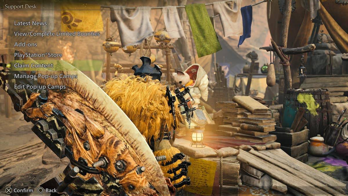 Wie man Vorbestellungsboni und Add-Ons in Monster Hunter Wilds einlösen