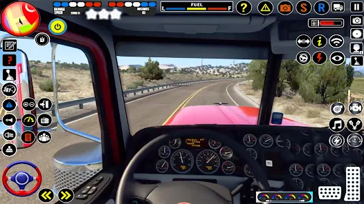 American Cargo Truck Games Sim Ekran Görüntüsü 1