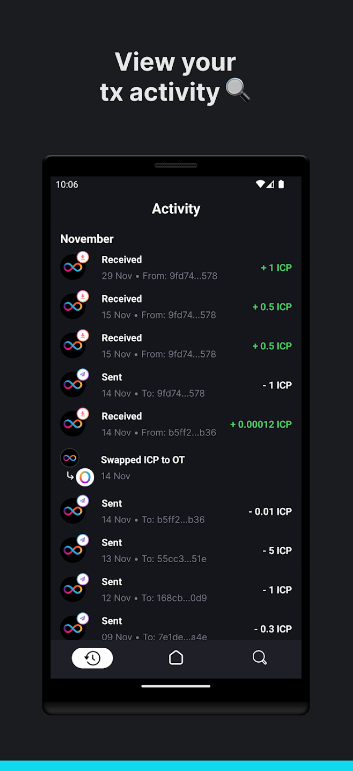 Plug Crypto Wallet Screenshot 1