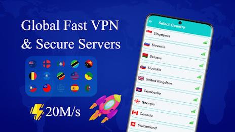 HookVPN Secure VPN Proxy 螢幕截圖 1