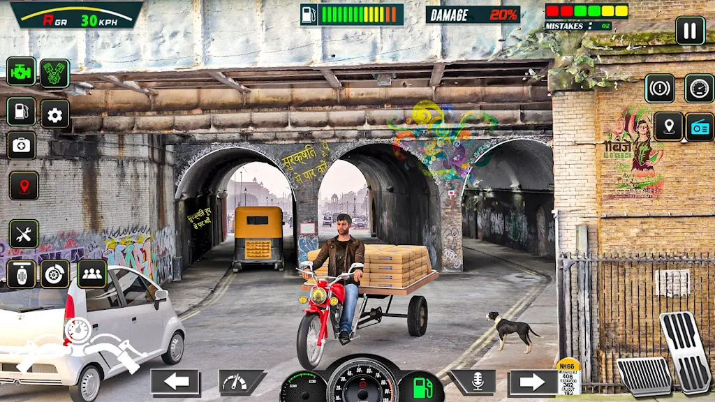 Tuk Tuk Rickshaw: Auto Game Capture d'écran 2