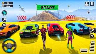 Schermata GT Car Stunt Game:Car Games 3D 0