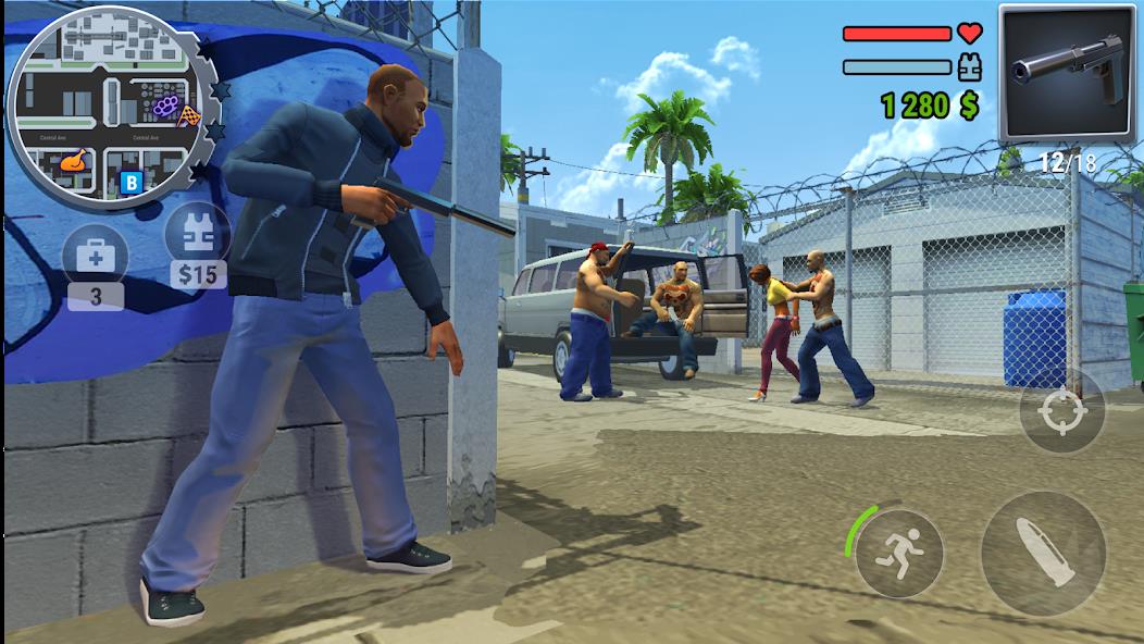 Gangs Town Story Mod ภาพหน้าจอ 2