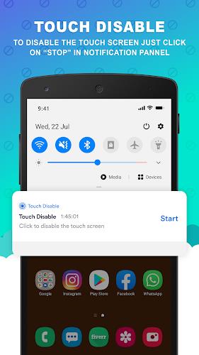 Touch Disable: Lock Screen Captura de tela 2