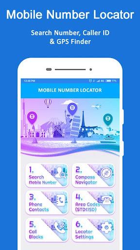 Mobile Number Location - Phone Call Locator ภาพหน้าจอ 0