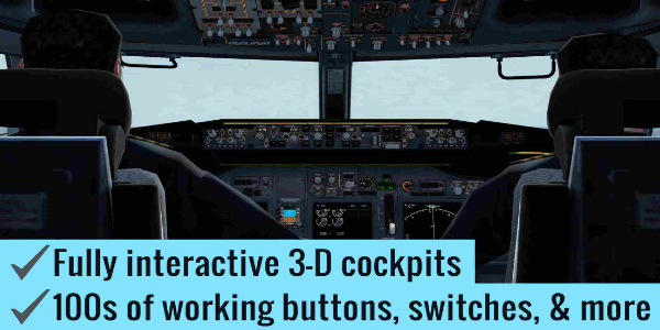 X-Plane Flight Simulator ภาพหน้าจอ 1