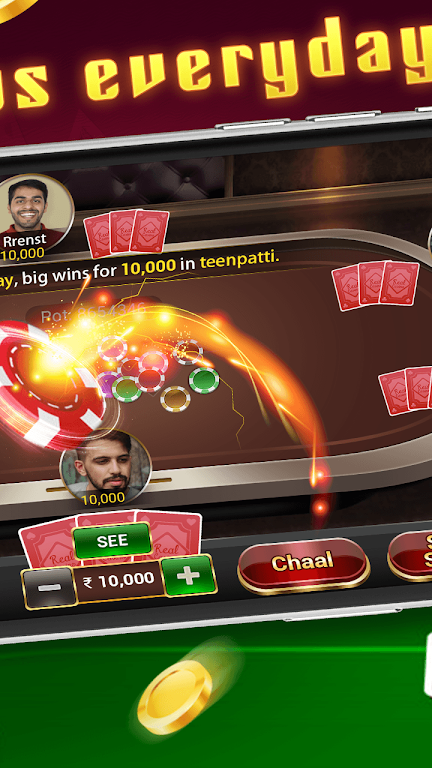 Teen Patti Gold - traditional online poker game 螢幕截圖 1