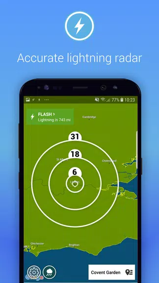 Lightning Alarm Weatherplaza স্ক্রিনশট 0