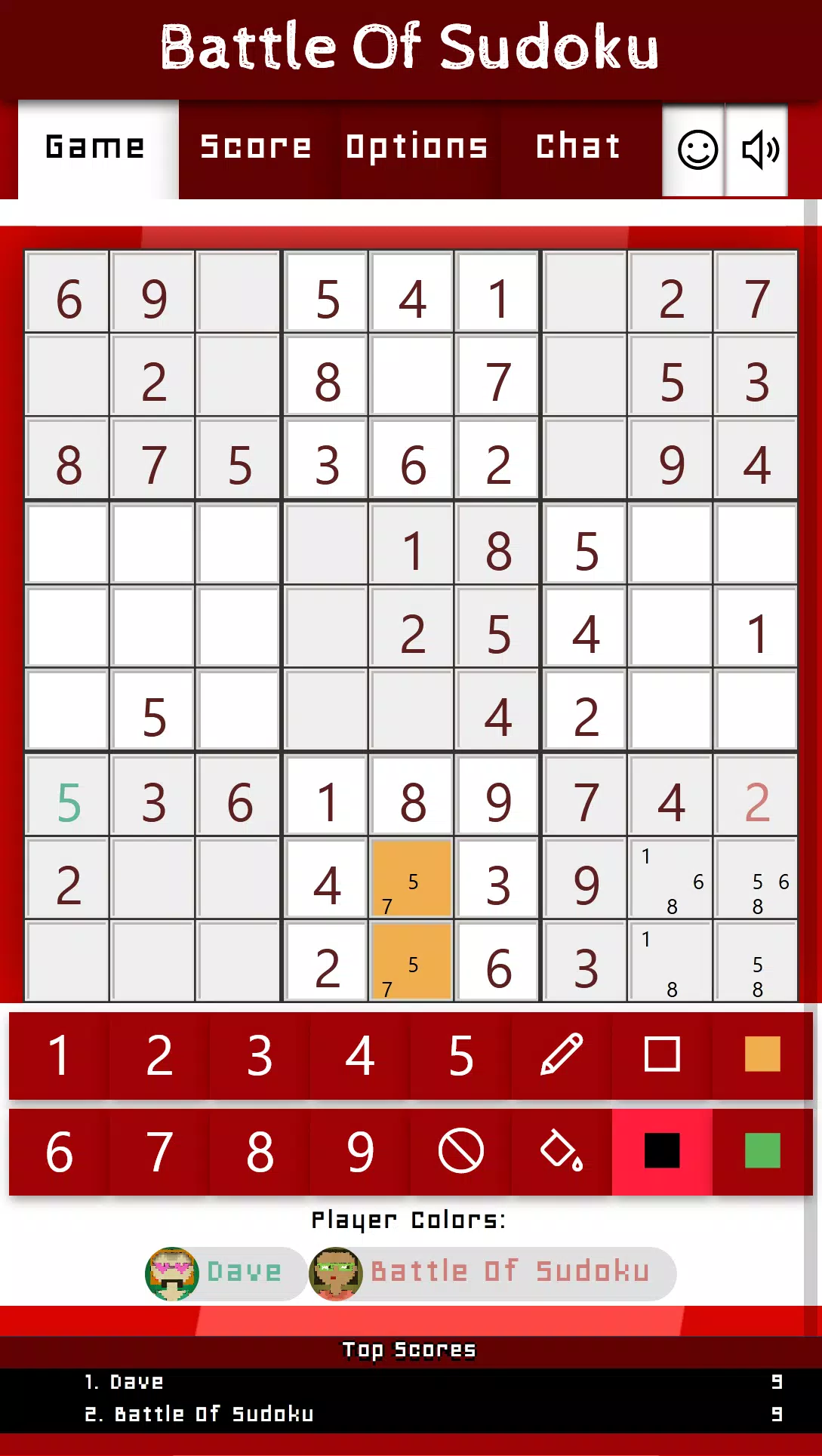 Battle Of Sudoku স্ক্রিনশট 1