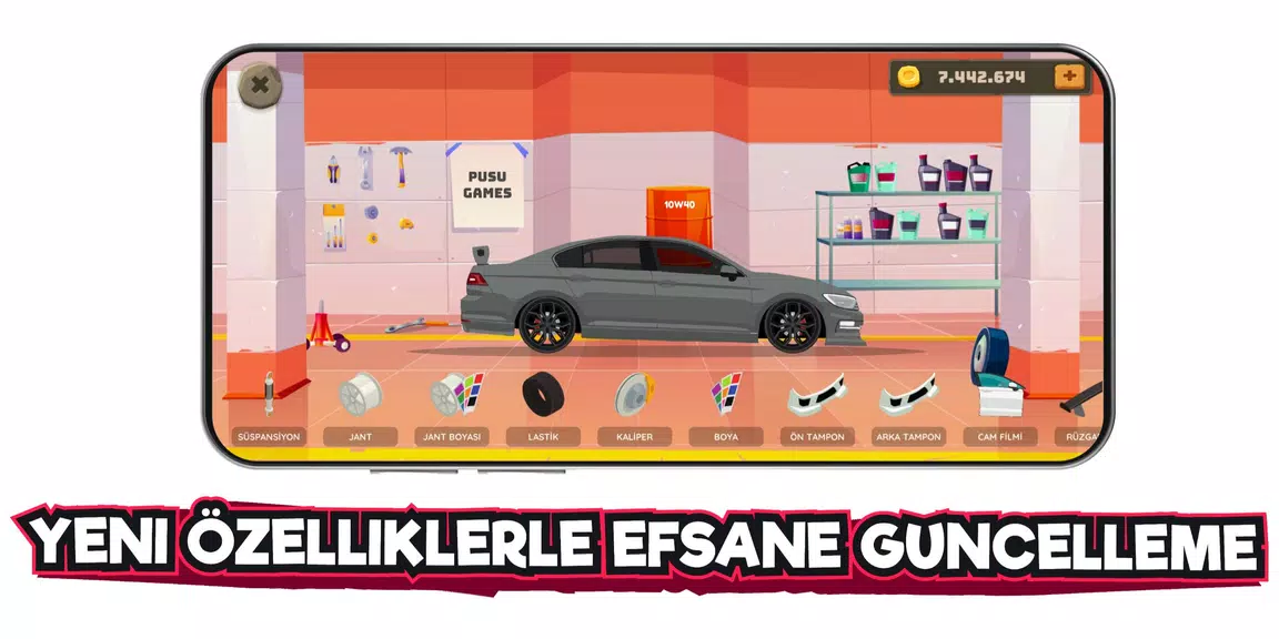 2d Car Series Tuning Game Screenshot 0