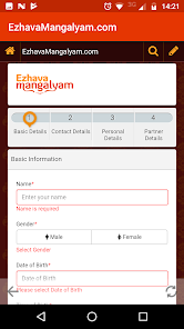 Ezhava Mangalyam Matrimony Schermafbeelding 0