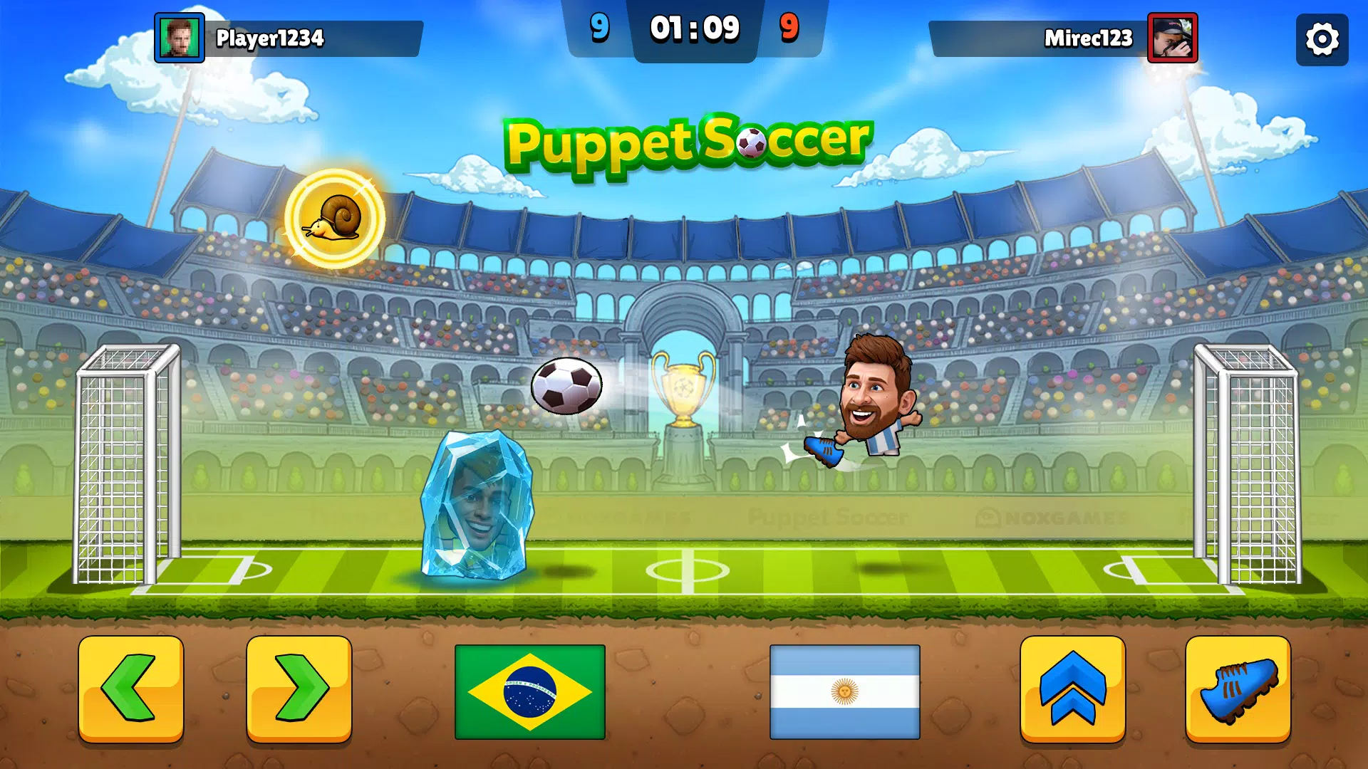 Puppet Soccer - Football Zrzut ekranu 0