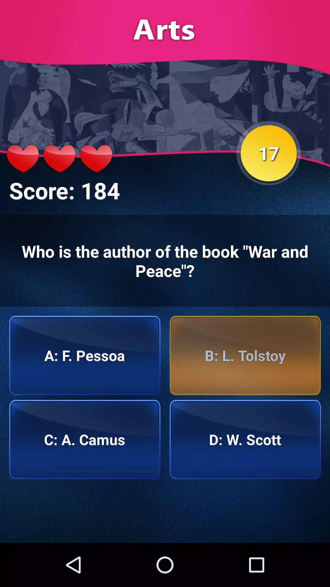 Quiz of Knowledge Game Captura de tela 2