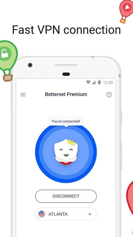 Betternet VPN: Unlimited Proxy स्क्रीनशॉट 0