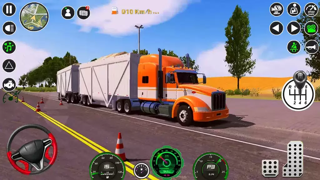 American Cargo City Driving 3D Tangkapan skrin 1