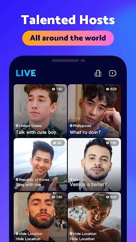 Blued: Gay Live Chat & Dating Ảnh chụp màn hình 0