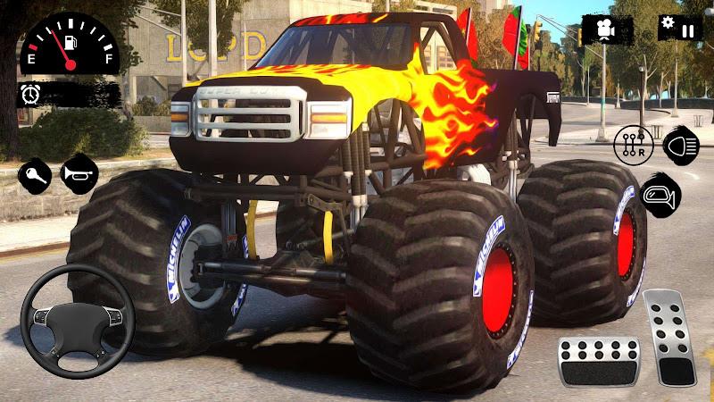 Hillock Monster Truck Driving ภาพหน้าจอ 1