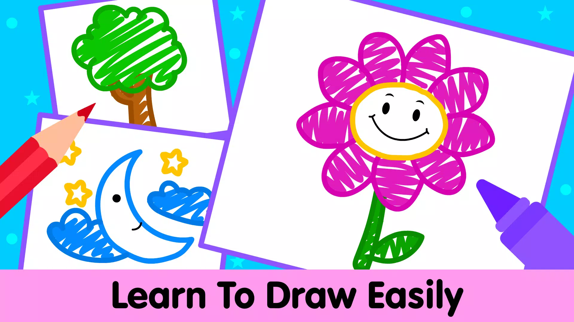 Kids Drawing & Painting Games Captura de pantalla 1