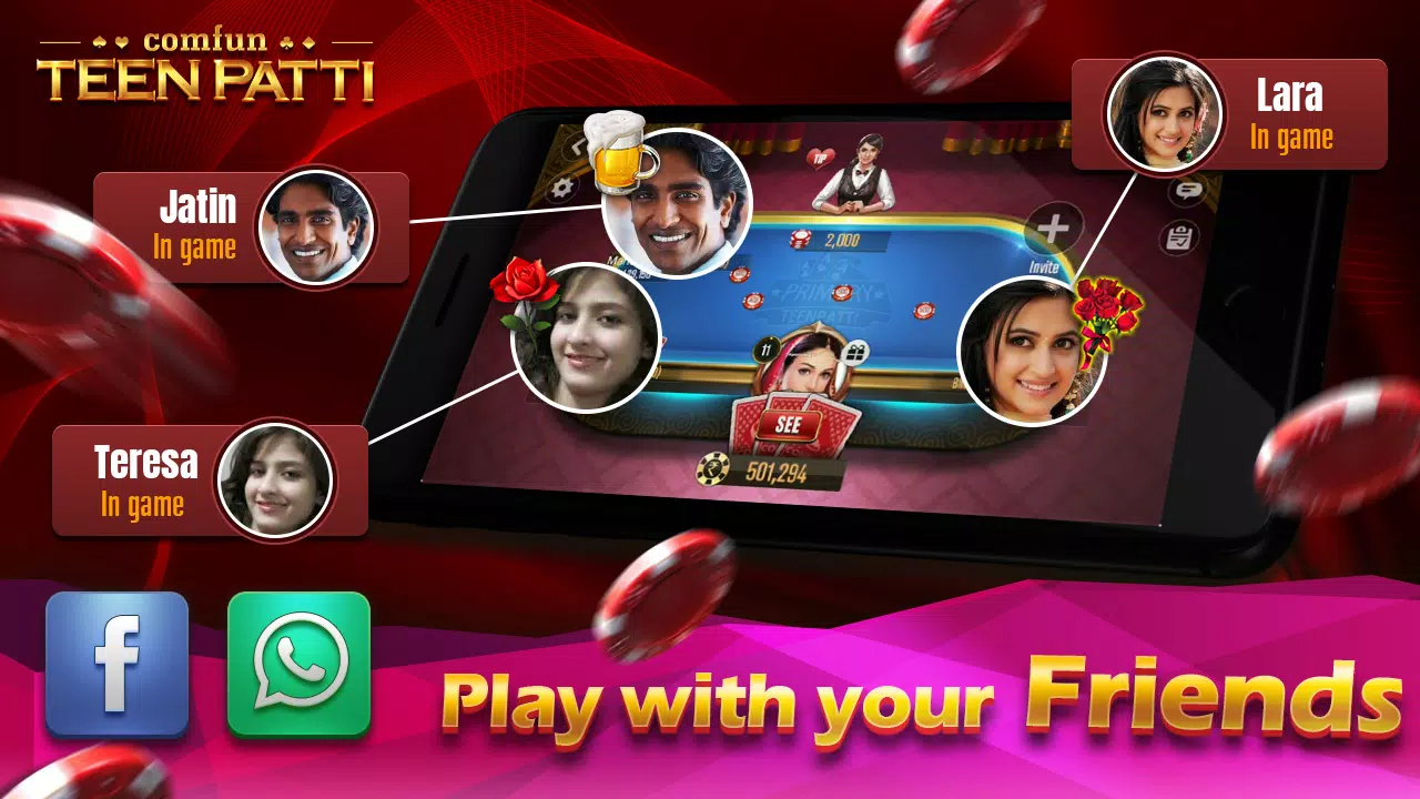 Teen Patti Comfun Card Online Capture d'écran 0