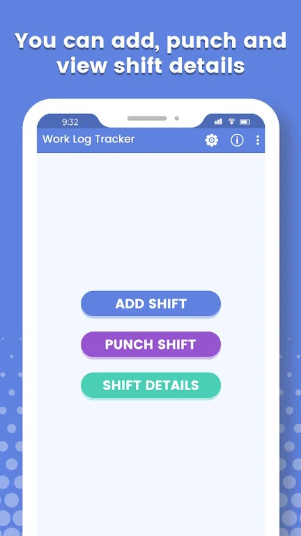 Work Log - Work Hours Tracking ภาพหน้าจอ 1