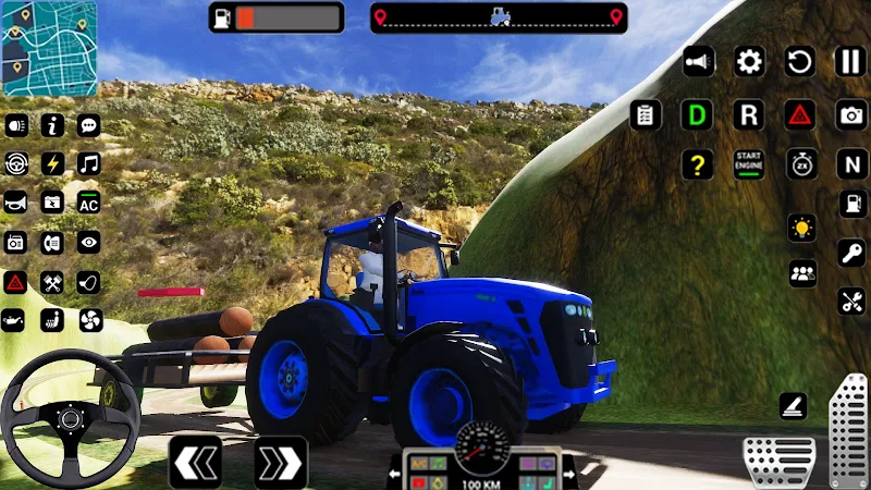 Tractor Trolly Driving Games ဖန်သားပြင်ဓာတ်ပုံ 0